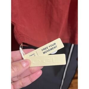 OGL Light Thermal Surplice Long Sleeve Top - Reddish/ Orange- Size M